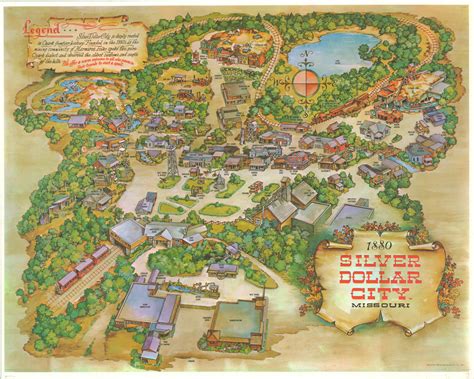 MAP of Silver Dollar City